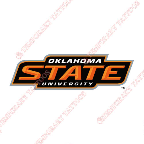 Oklahoma State Cowboys Customize Temporary Tattoos Stickers NO.5774